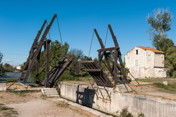 Brücke von Langlois bei Arles in Südfrankreich