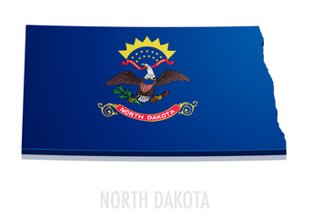 Map North Dakota
