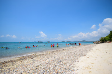 Beautiful beach and sea in Koh Kham Island
