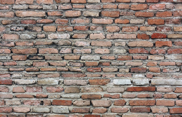 very old brick wall texture