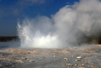 Old Faithful Area and Geysers, Yellowstone NP 