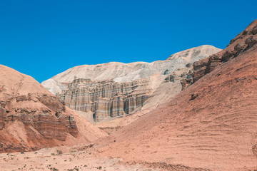 Aktau mountains in Kazakhstan