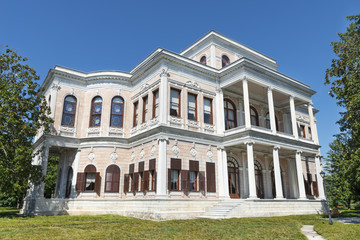 Exterior Shot Of Beykoz Mecidiye Kiosk, Istanbul, Turkey