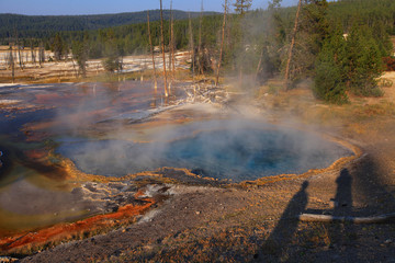 Old Faithful Area and Geysers, Yellowstone NP 