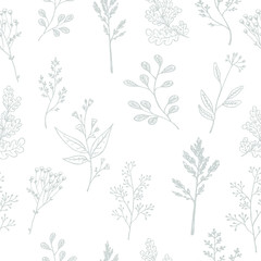 Floral pattern, vector illustration