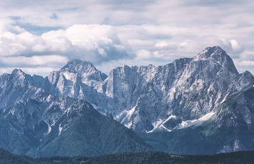 Wunderschöne Berglandschaft (Julische Alpen, Karawanken)