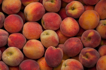 Peach peaches in the drawer