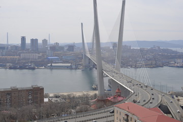 Obraz premium золотой мост Владивостока