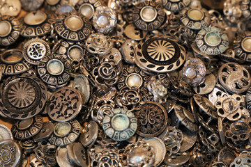 Metal Buttons Background