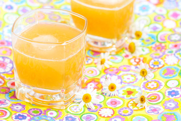 Homemade fruit lemonade