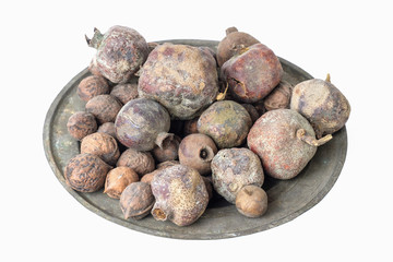 walnuts and pomegranates