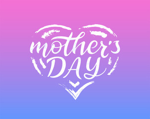Mother's day handwriting lettering