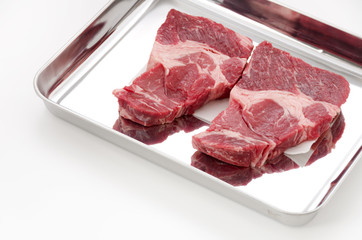 牛肩ロースステーキ（生肉）