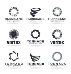 Tornado, vortex, hurricane logo design
