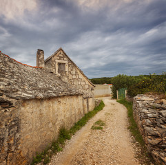 Brac island stone house
