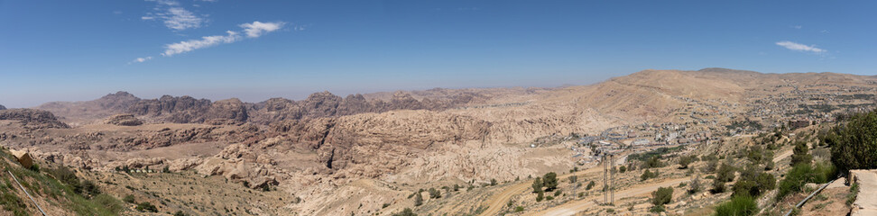 Felsenstadt Petra Panorama