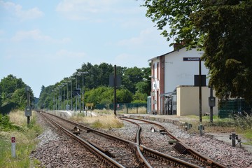 Fototapeta na wymiar Bouaye - La gare 