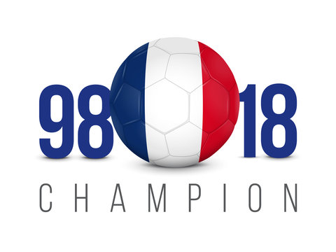 FOOTBALL FRANCE - Champion Anniversaire 1998-2018