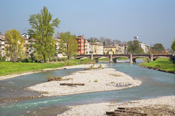 Parma - The Riverside of Parma river.