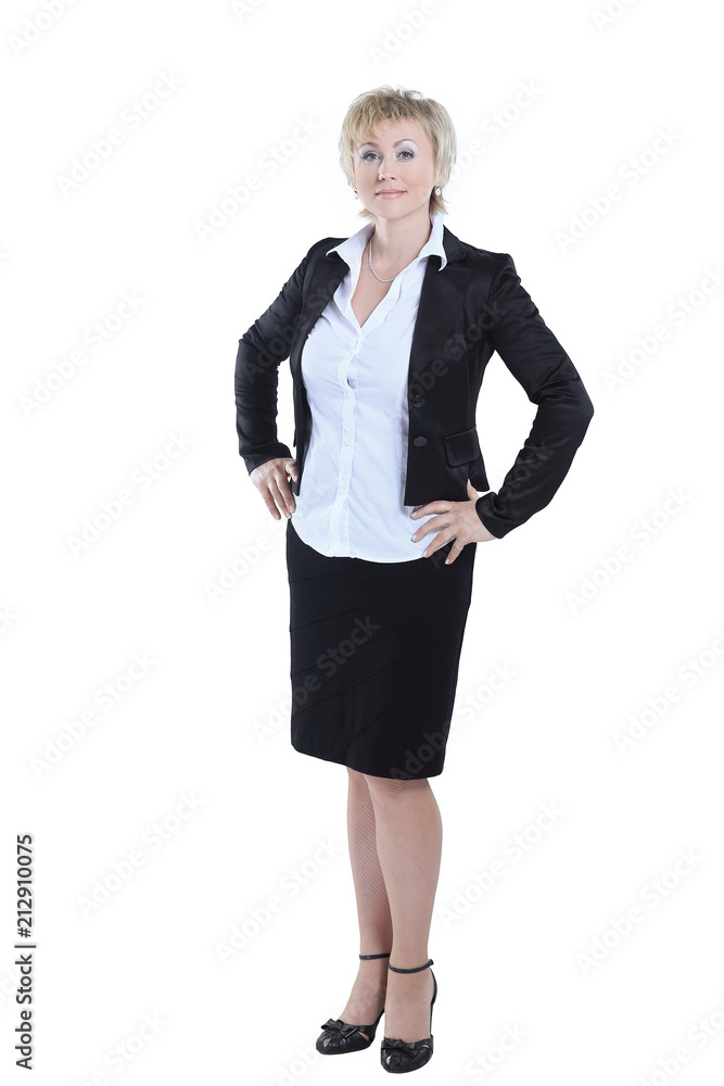 Wall mural portrait of a modern successful business woman