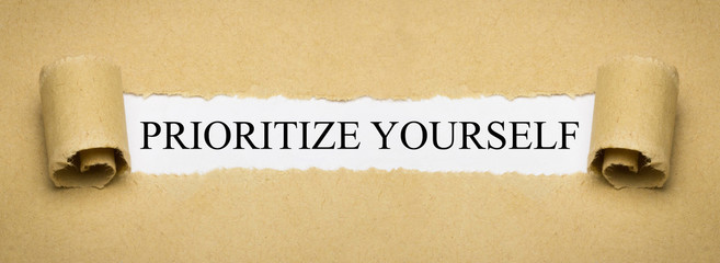 Prioritize yourself