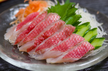 金目鯛の刺身
