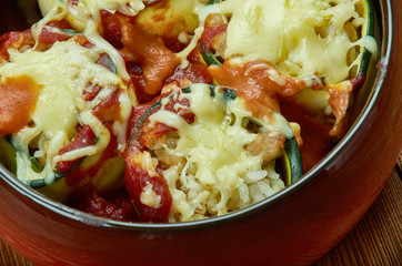 Cheesy Chicken Zucchini Roll-ups