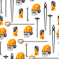 Metallurgical seamless pattern.