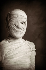 female mummy retro style