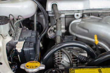 Fototapeta premium Car engine