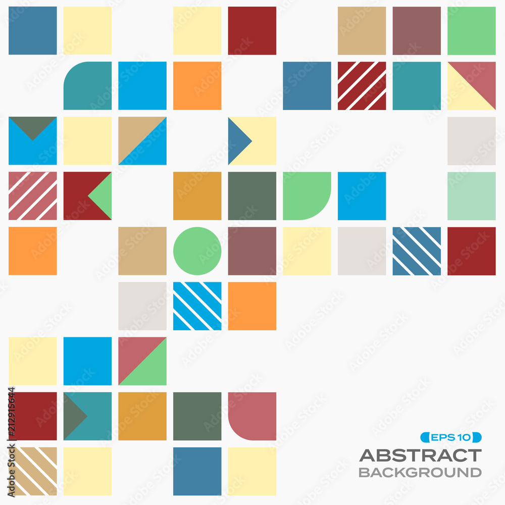 Aufkleber abstract of colorful with copy space pattern background.