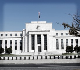 Fototapeta na wymiar Federal Reserve Building, Washington DC, USA