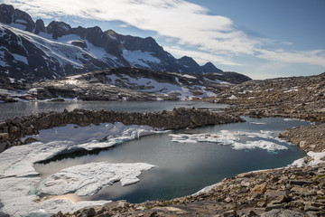 Fototapeta na wymiar Die Wildnis Grönlands