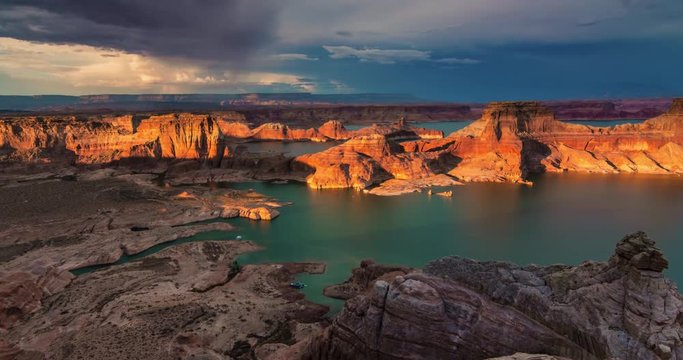 Lake Powell at sunset