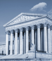 Obraz premium United States Supreme Court Building in Washington DC, USA