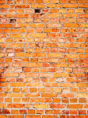 Obraz premium Texture of a red brick wall. Mockup. Background