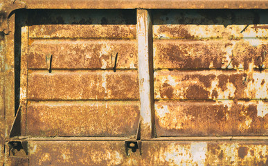 Texture of old rusty metal. Mockup. Background