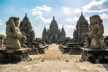Papier Peint photo Rudnes ruins of prambanan temple in Yogyakarta, Indonesia
