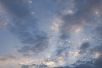Fototapeta na wymiar Blurry Clouds Cloudy afternoon shot