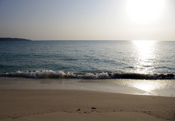 Fototapeta premium sunset on beach
