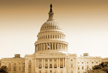 Obraz premium Washington DC - US Capitol building