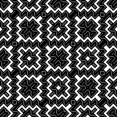 Design seamless monochrome geometric pattern