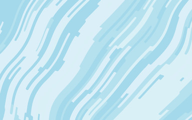 Light blue background with optical effect. Curved lines. Minimal design. Zigzag, wavy pattern. Vector illustration