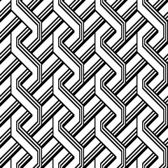 Design seamless monochrome zigzag pattern