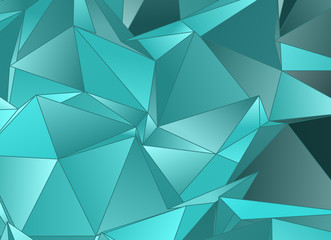 Obraz premium Triangular 3d, modern background
