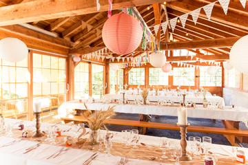 Shabby Chic Rustic Wedding Table Wheat Decoration