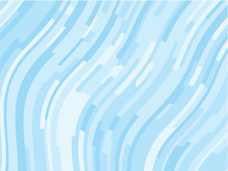 Light blue background with optical effect. Curved lines. Minimal design. Zigzag, wavy pattern. Vector illustration