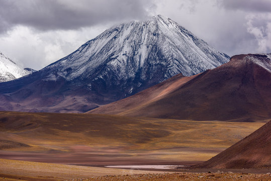 Mountain landscape, Socaire, El Loa, Antofagasta, Chile