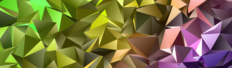 Fototapeta premium Abstract Low-Poly triangular modern background