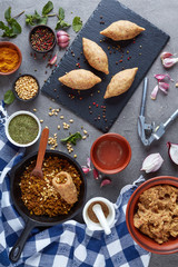 cooking a kibbeh on a kitchen